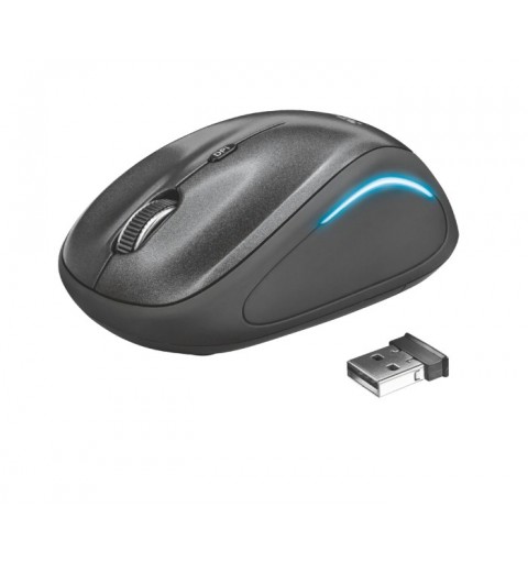 Trust Yvi FX mouse Ambidestro RF Wireless Ottico 1600 DPI