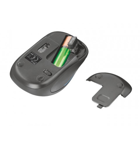 Trust Yvi FX mouse Ambidestro RF Wireless Ottico 1600 DPI