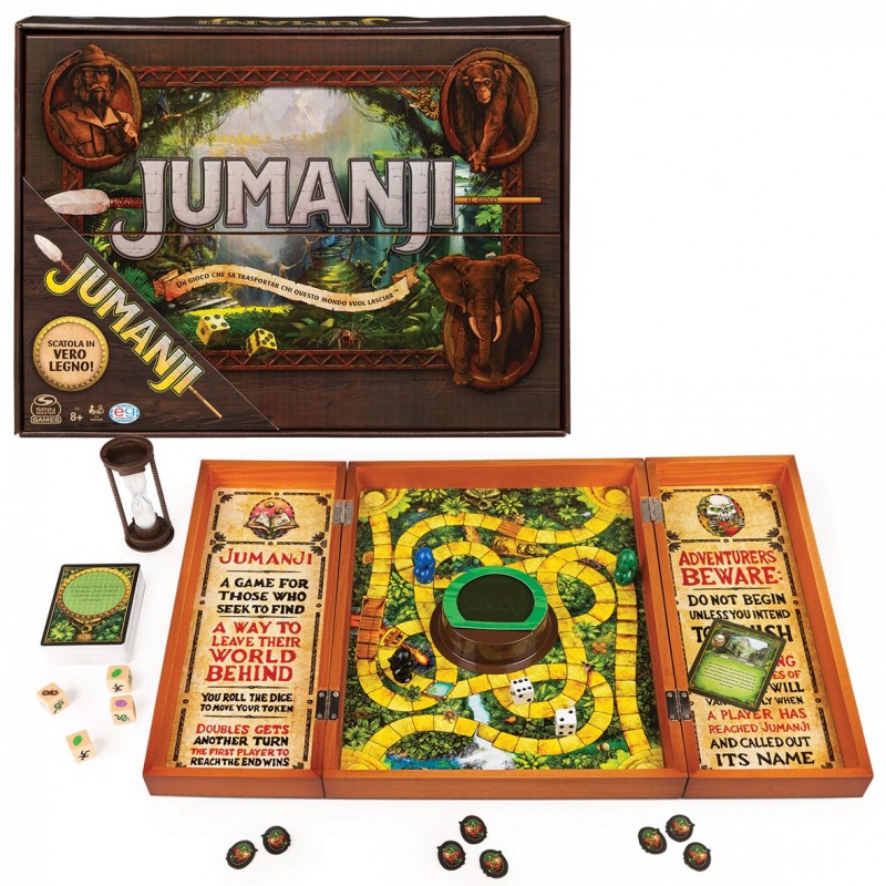 Editrice Giochi Jumanji In Legno Erwachsene & Kinder Quiz-Spiel