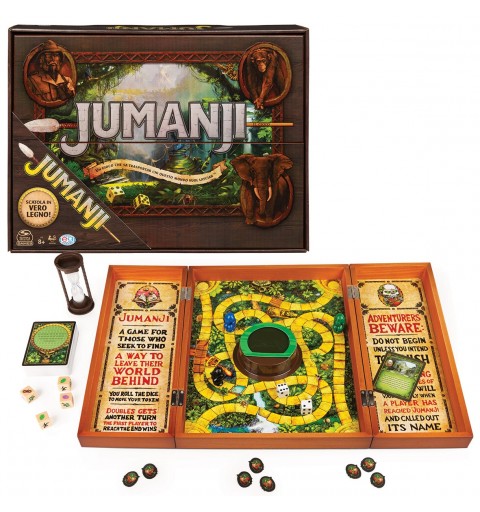 Editrice Giochi Jumanji In Legno Erwachsene & Kinder Quiz-Spiel