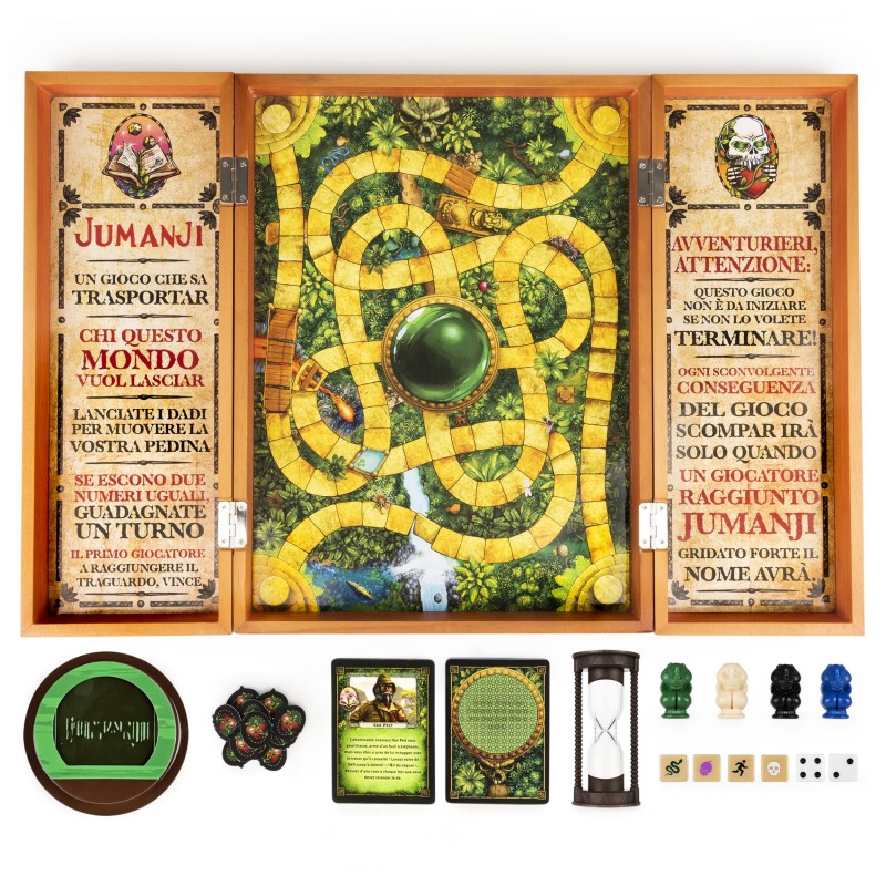 Editrice Giochi Jumanji In Legno Erwachsene & Kinder Quiz-Spiel