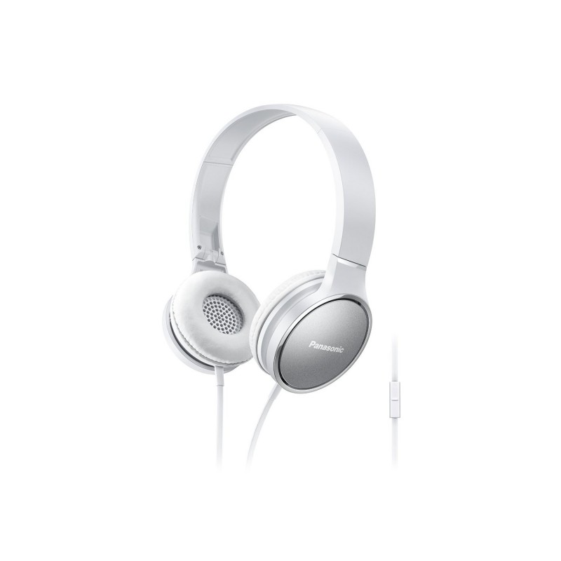 Panasonic RP-HF300ME-W cuffia e auricolare Cablato A Padiglione Musica e Chiamate Grigio, Bianco