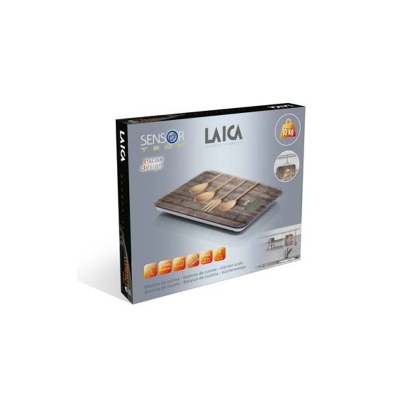 Laica KS5010 Küchenwaage Mehrfarbig Arbeitsplatte Rechteck Elektronische Küchenwaage