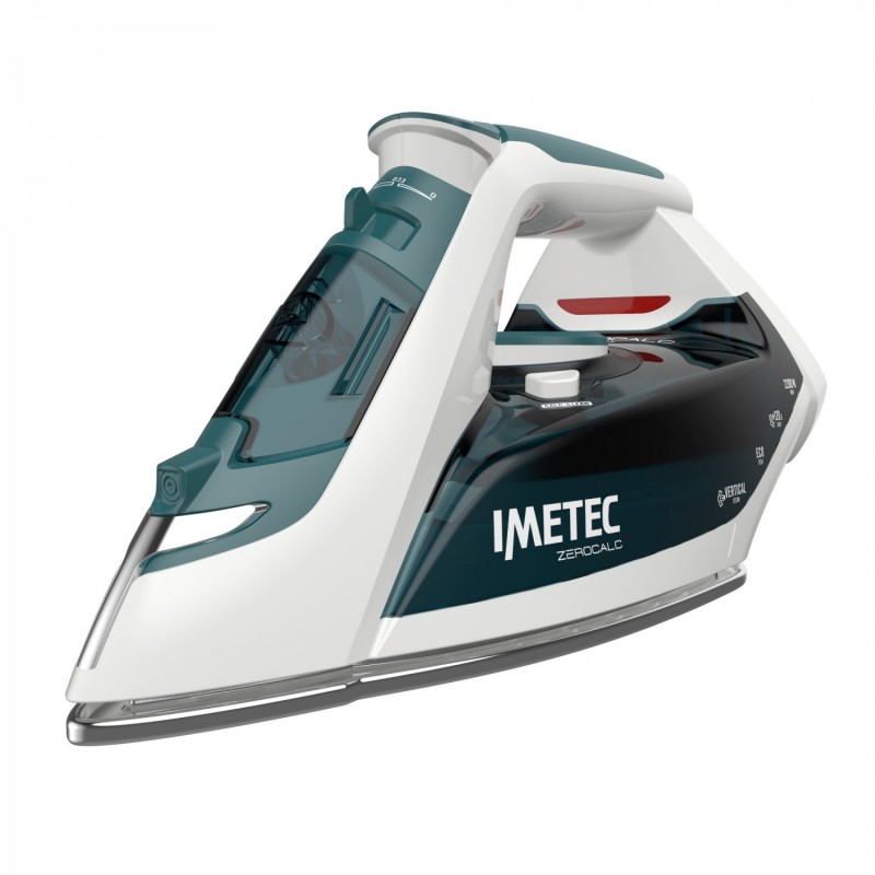 Imetec ZeroCalc Z1 2500 Plancha vapor-seco Suela de acero inoxidable 2200 W Verde azulado, Blanco