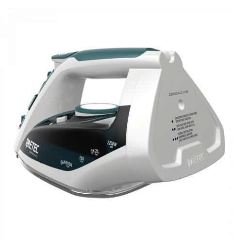 Imetec ZeroCalc Z1 2500 Plancha vapor-seco Suela de acero inoxidable 2200 W Verde azulado, Blanco