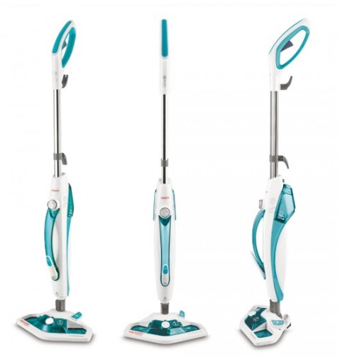 Polti SV450 Double Upright steam cleaner 0.3 L 1500 W Stainless steel, Turquoise, White
