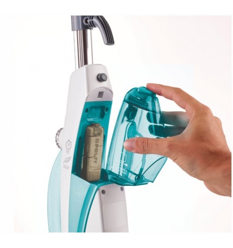 Polti SV450 Double Pulitore a vapore verticale 0,3 L 1500 W Acciaio inossidabile, Turchese, Bianco