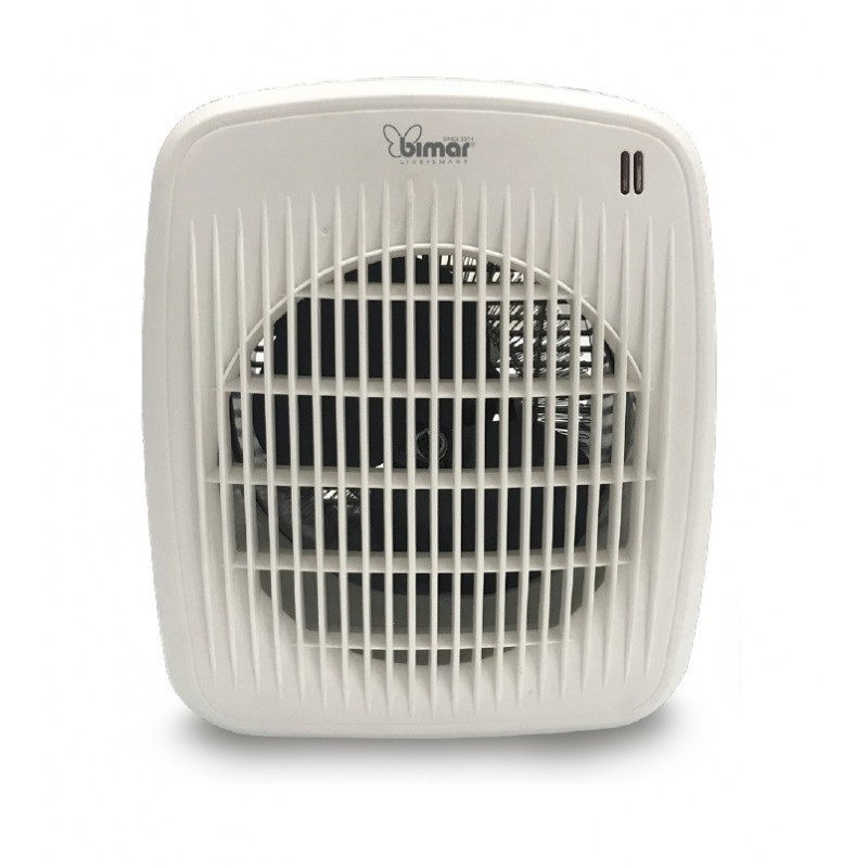 Bimar HF190 calefactor eléctrico Interior Gris, Blanco 2000 W Ventilador eléctrico