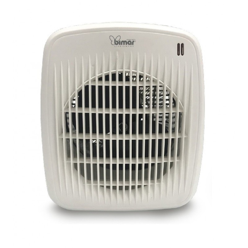 Bimar HF190 appareil de chauffage Intérieure Gris, Blanc 2000 W Chauffage de ventilateur électrique