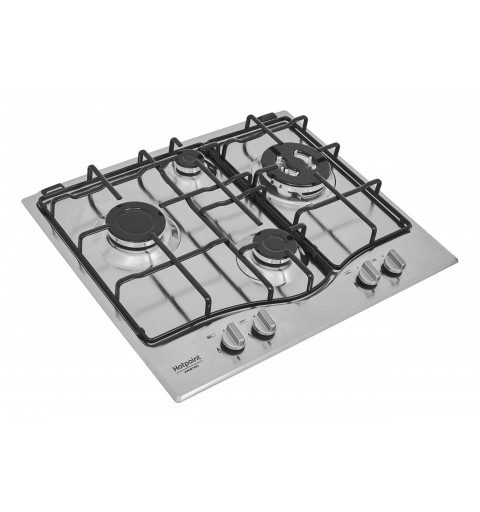 Hotpoint PCN 642 T IX HAR hob Stainless steel Built-in 60 cm Gas 4 zone(s)