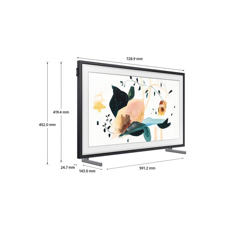 Samsung The Frame QE32LS03TCU 81,3 cm (32 Zoll) Full HD Smart-TV WLAN Schwarz