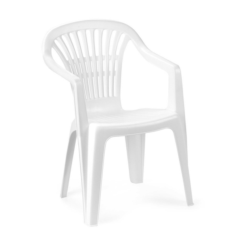 Ipae-Progarden Scilla outdoor chair Dining Hard seat Hard backrest Polypropylene (PP) White