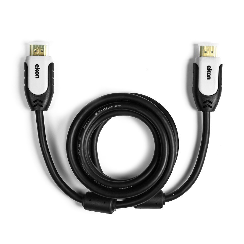 Ekon ECVHDMI18MMG cable HDMI 1,8 m HDMI tipo A (Estándar) Negro