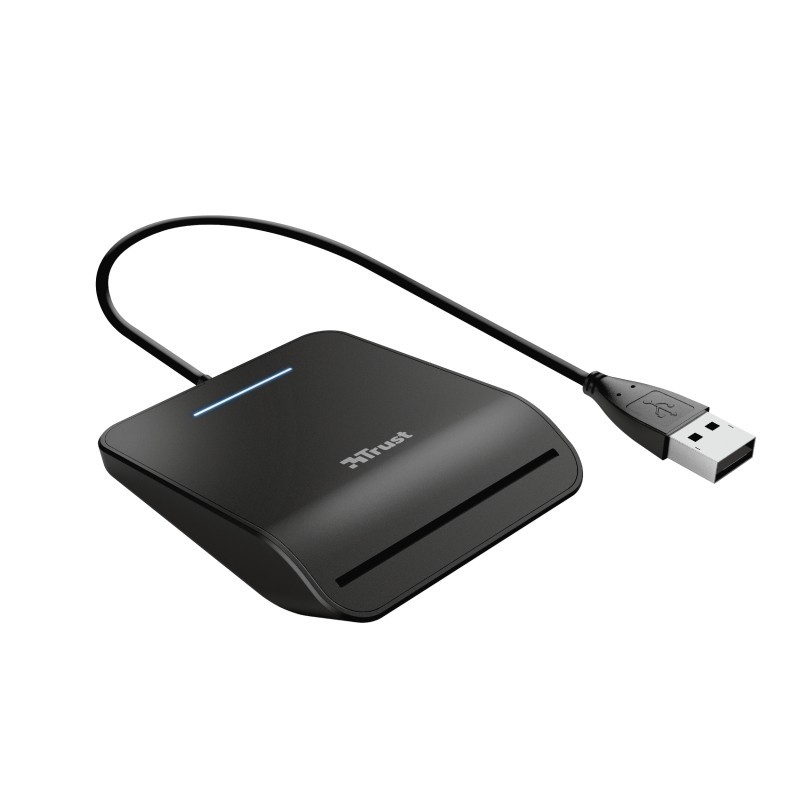 Trust Primo smart card reader Indoor CardBus+USB 2.0 Black