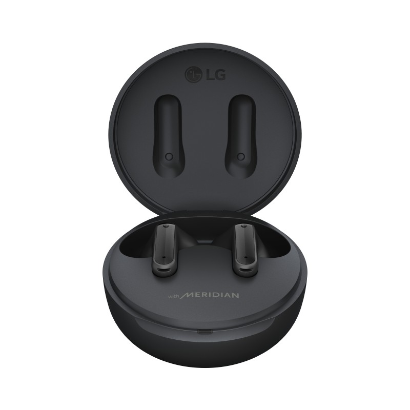 LG TONE-FP5.CEUFLLK écouteur casque True Wireless Stereo (TWS) Ecouteurs Musique Bluetooth Noir, Charbon de bois