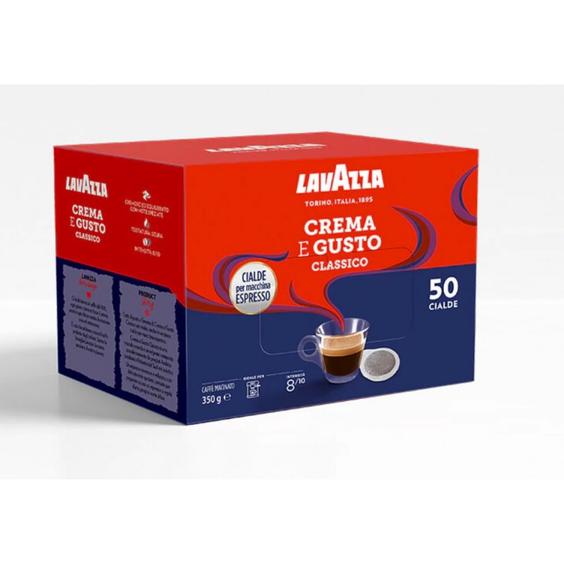 Lavazza Crema e Gusto Classico Dosis de café 50 pieza(s)