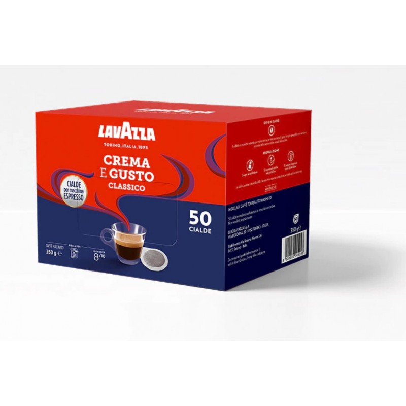 Lavazza Crema e Gusto Classico Dosette de café 50 pièce(s)