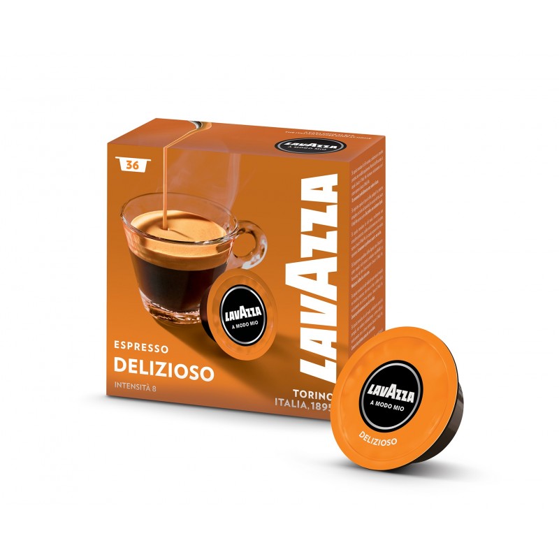 Lavazza Delizioso Capsule de café Café moyennement torréfié 36 pièce(s)