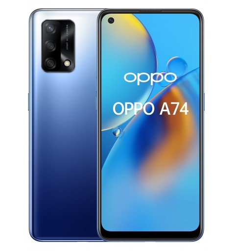 OPPO A74 16,3 cm (6.43") SIM doble ColorOS 11.1 4G USB Tipo C 6 GB 128 GB 5000 mAh Azul