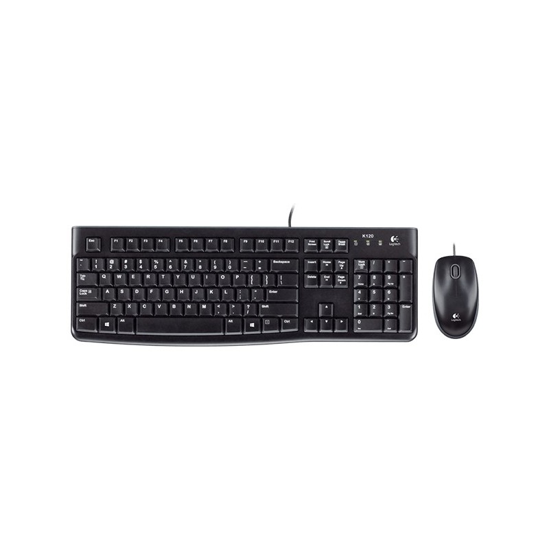 Logitech Desktop MK120 tastiera USB QWERTY Italiano Nero