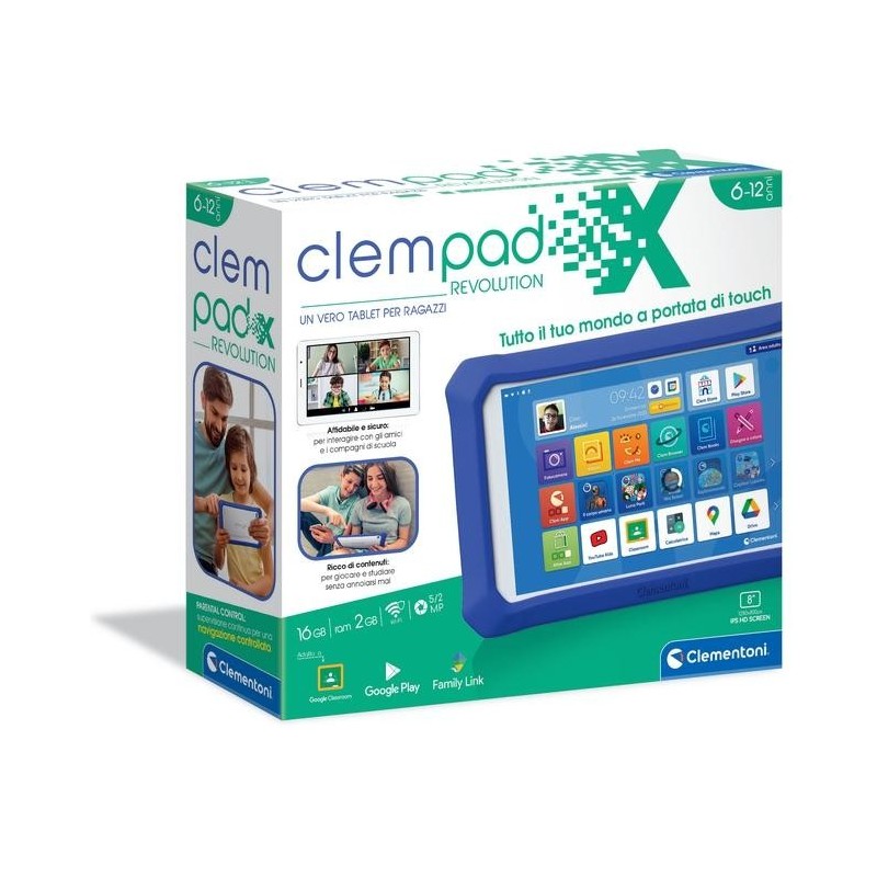 Clementoni 16628 tablet da bambino 16 GB Wi-Fi Bianco
