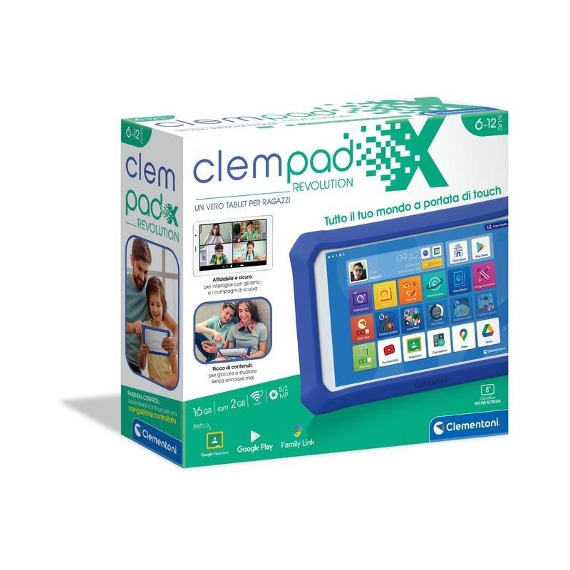 Clementoni 16628 tablette pour enfant 16 Go Wifi Blanc