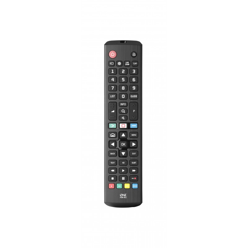 One For All TV Replacement Remotes URC4911 telecomando IR Wireless Pulsanti