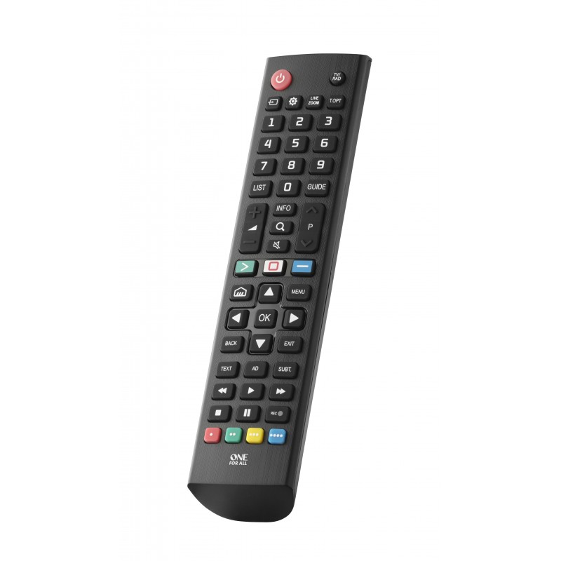 One For All TV Replacement Remotes URC4911 mando a distancia IR inalámbrico Botones