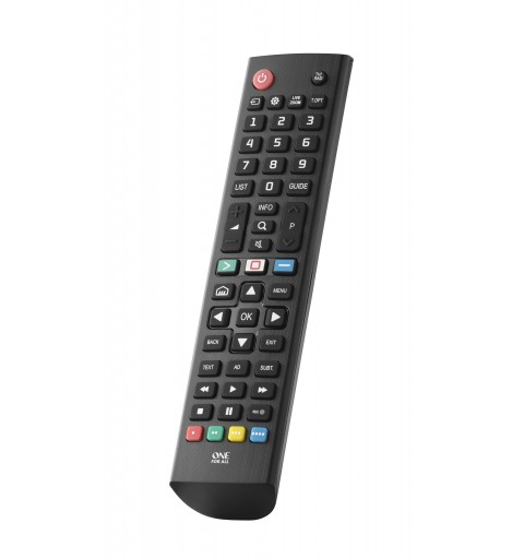One For All TV Replacement Remotes URC4911 mando a distancia IR inalámbrico Botones