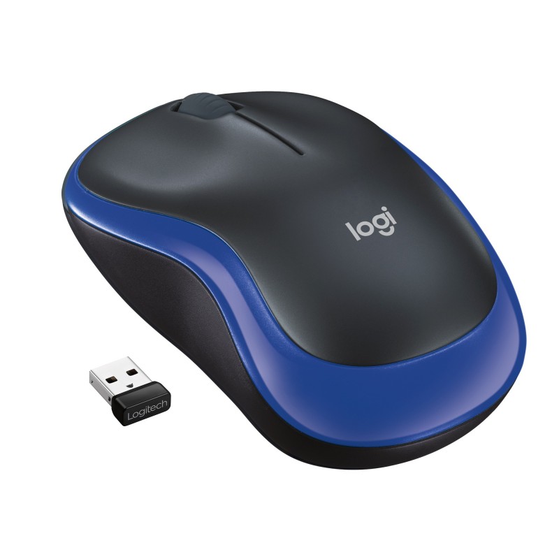 Logitech Wireless Mouse M185 Maus Beidhändig RF Wireless Optisch 1000 DPI