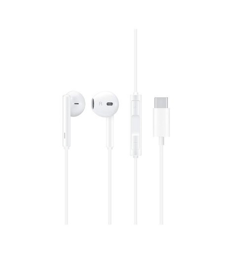 Huawei 55030088 cuffia e auricolare Cablato In-ear Musica e Chiamate USB tipo-C Bianco