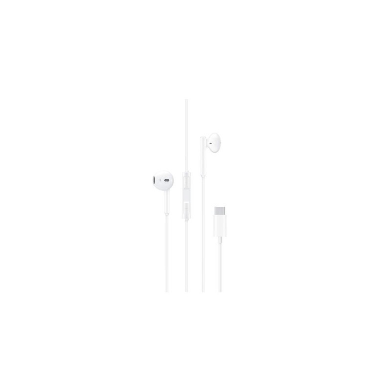 Huawei 55030088 cuffia e auricolare Cablato In-ear Musica e Chiamate USB tipo-C Bianco