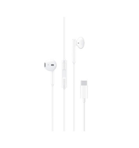 Huawei 55030088 auricular y casco Auriculares Alámbrico Dentro de oído Llamadas Música USB Tipo C Blanco