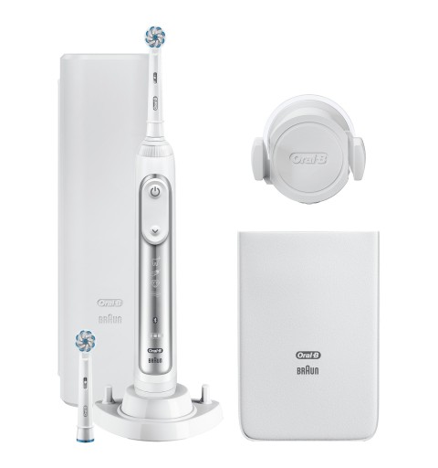 Oral-B Genius 8600 Electric Toothbrush Silver Powered By Braun