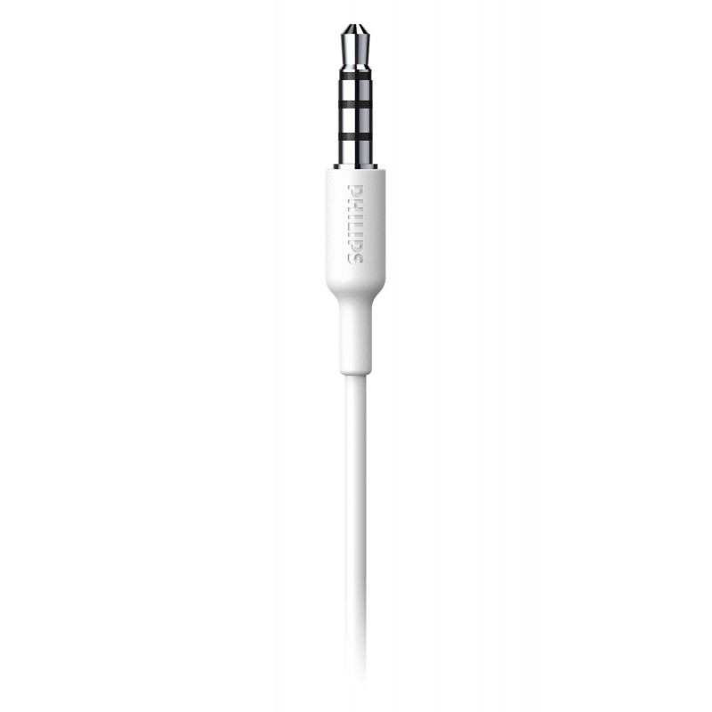 Philips TAA1105WT 00 cuffia e auricolare Cablato A clip, In-ear Sport Bianco