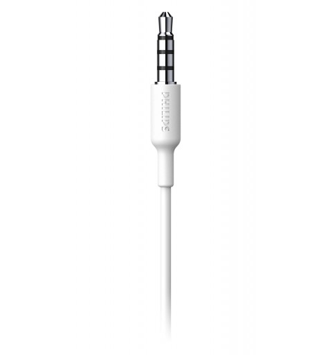 Philips TAA1105WT 00 cuffia e auricolare Cablato A clip, In-ear Sport Bianco