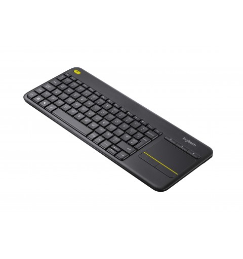 Logitech Wireless Touch Keyboard K400 Plus Tastatur RF Wireless QWERTY Italienisch Schwarz
