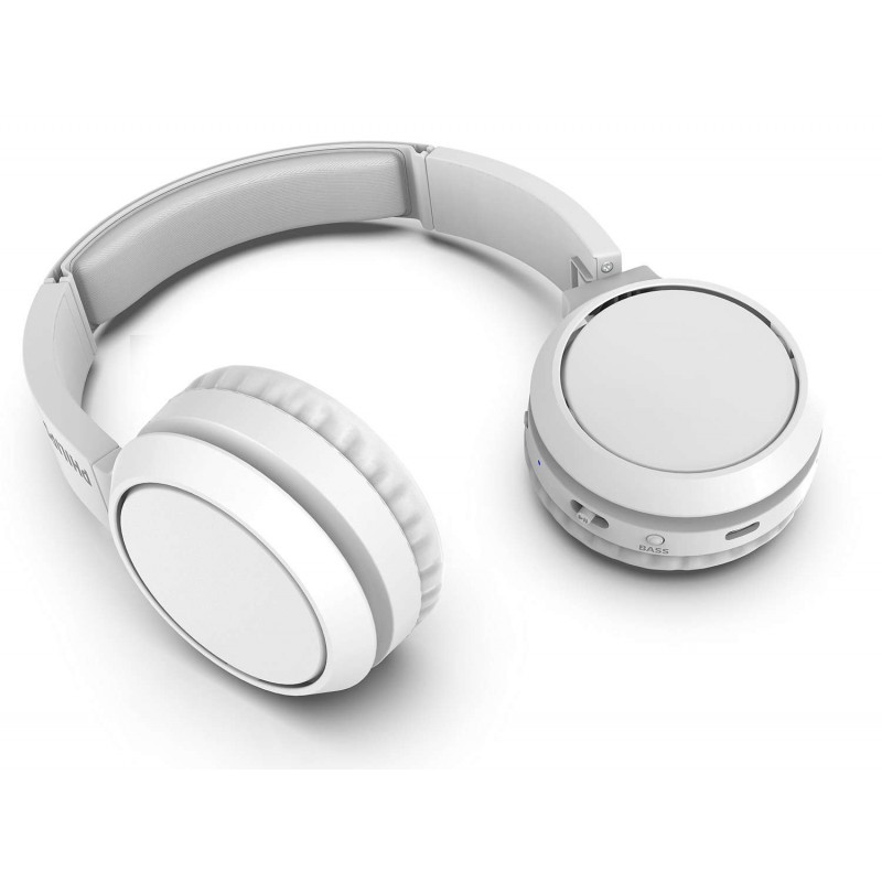 Philips 4000 series TAH4205WT 00 headphones headset Wireless Head-band Calls Music USB Type-C Bluetooth White