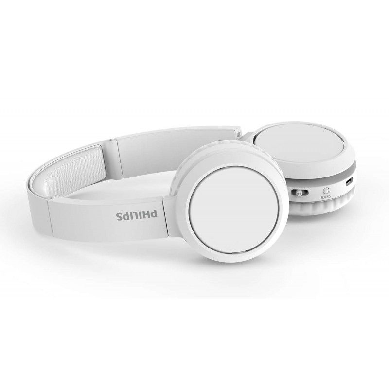 Philips 4000 series TAH4205WT 00 headphones headset Wireless Head-band Calls Music USB Type-C Bluetooth White