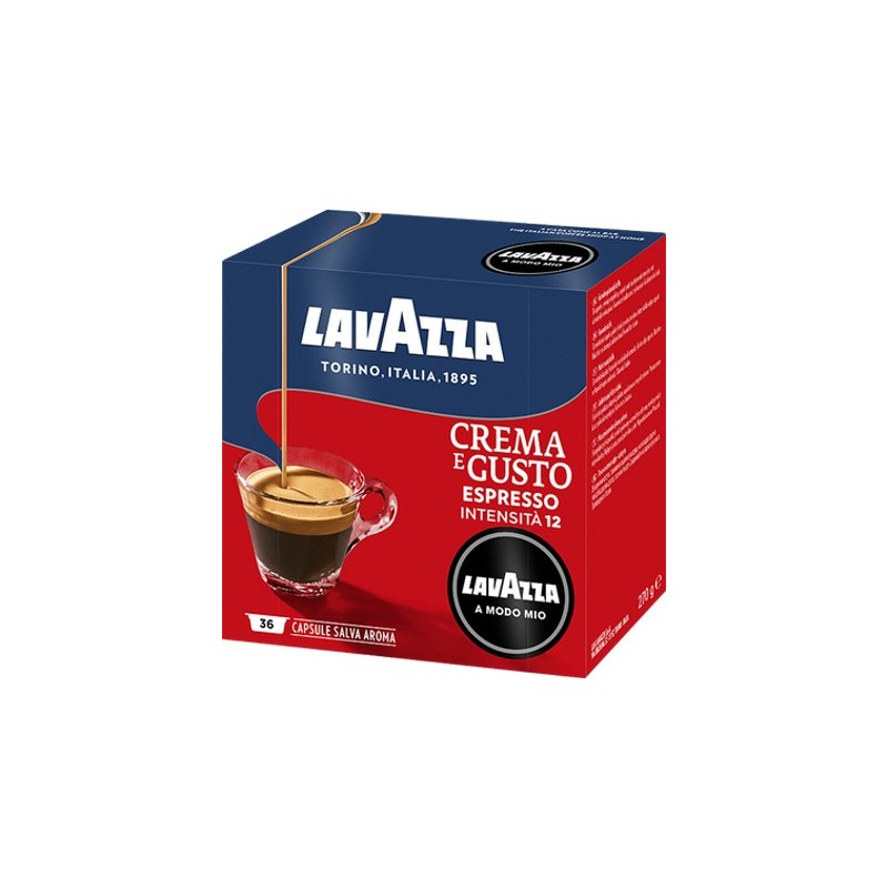 Lavazza A Modo Mio Crema e Gusto Cápsula de café Tueste medio 36 pieza(s)