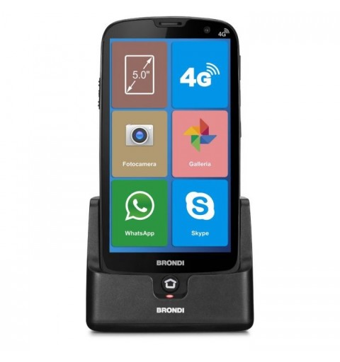 Brondi Amico Smartphone XS 12,7 cm (5") Doppia SIM Android 10.0 4G USB tipo-C 1 GB 8 GB 2200 mAh Nero