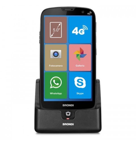 Brondi Amico Smartphone XS 12,7 cm (5") SIM doble Android 10.0 4G USB Tipo C 1 GB 8 GB 2200 mAh Negro
