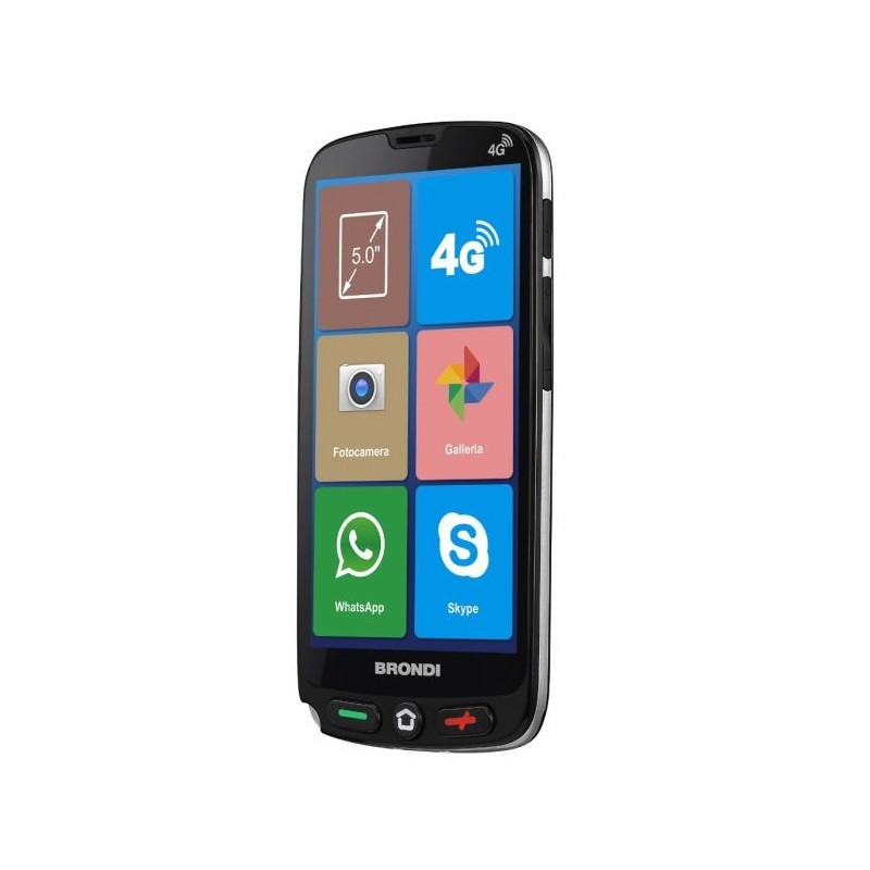 Brondi Amico Smartphone XS 12,7 cm (5") Doppia SIM Android 10.0 4G USB tipo-C 1 GB 8 GB 2200 mAh Nero