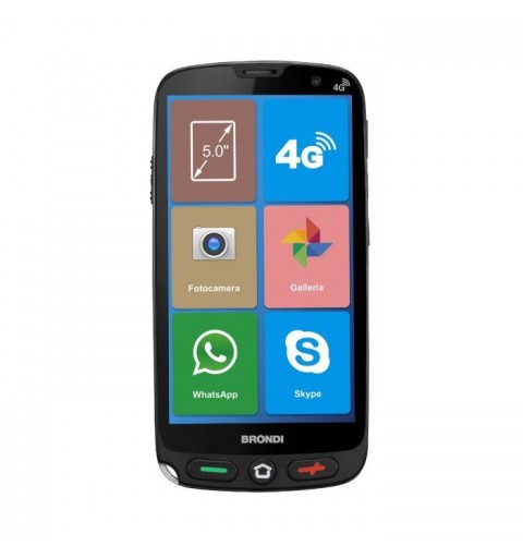 Brondi Amico Smartphone XS 12,7 cm (5") SIM doble Android 10.0 4G USB Tipo C 1 GB 8 GB 2200 mAh Negro
