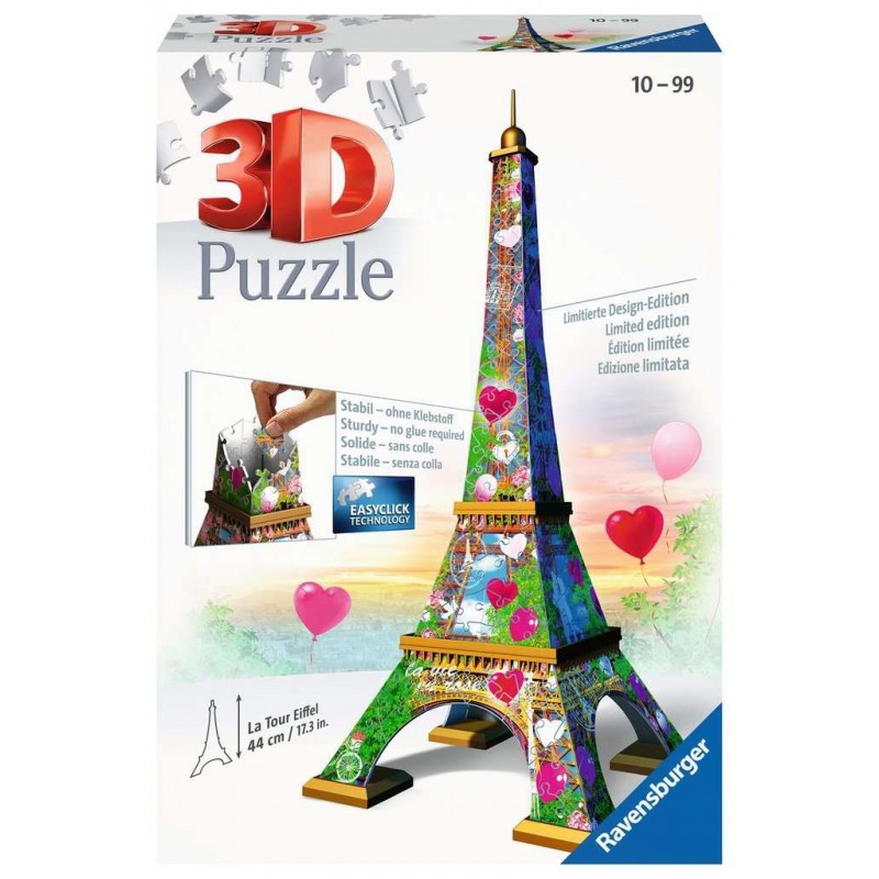 Ravensburger Puzzle 3D Tour Eiffel Love Edition