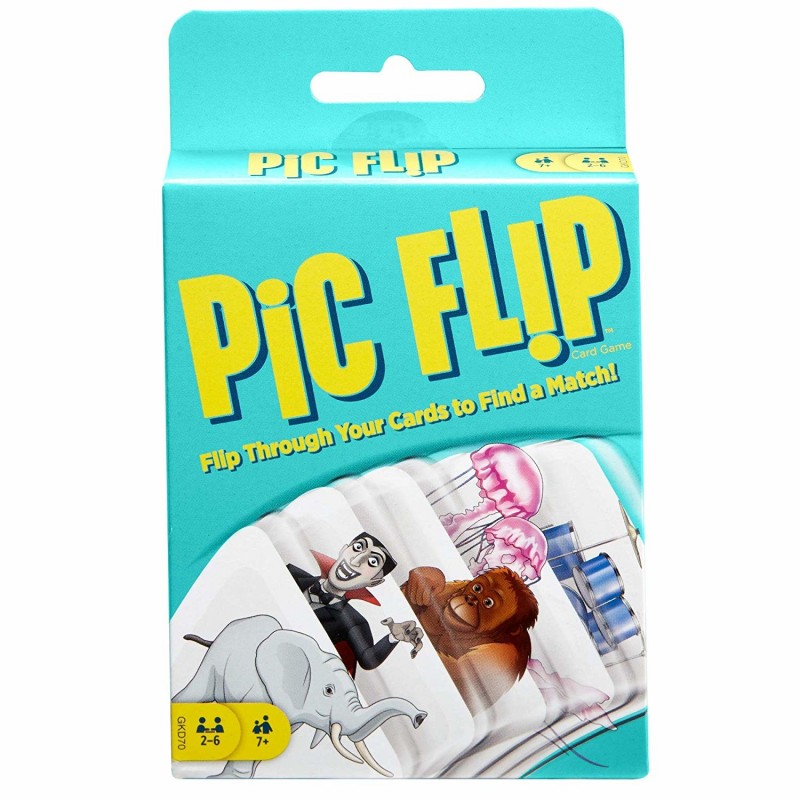 Mattel Games Pic Flip Party card game