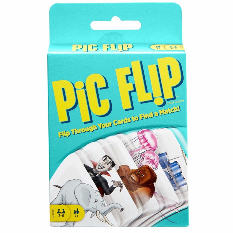 Mattel Games Pic Flip Party-Kartenspiel