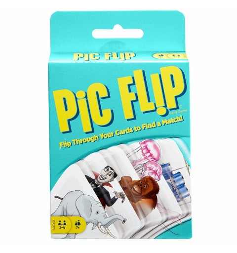 Mattel Games Pic Flip Gioco di carte per festa