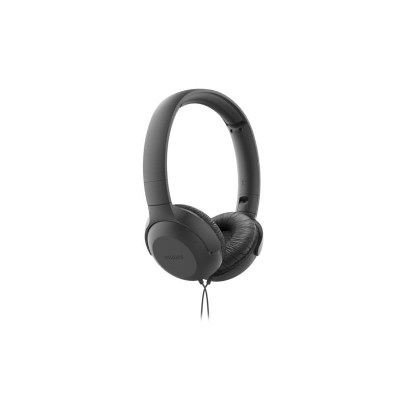 Philips TPV UH 201 BK Auricolare Cablato A Padiglione Musica e Chiamate Nero