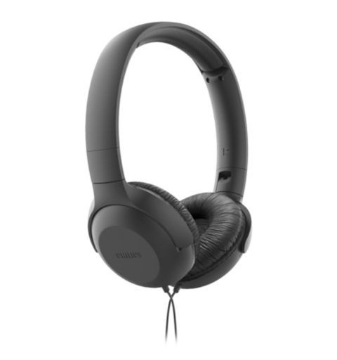 Philips TPV UH 201 BK Auricolare Cablato A Padiglione Musica e Chiamate Nero